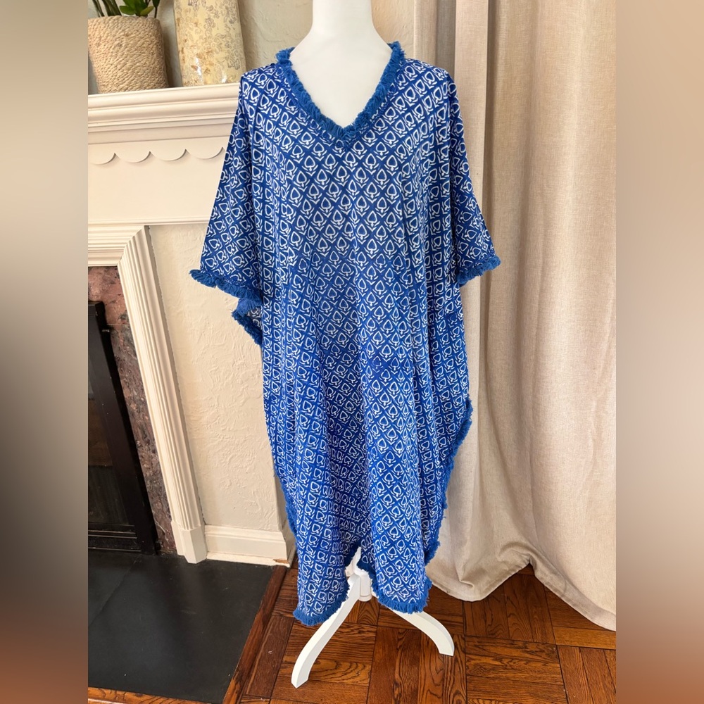 Ro’s Garden NWT blue swim coverup one size